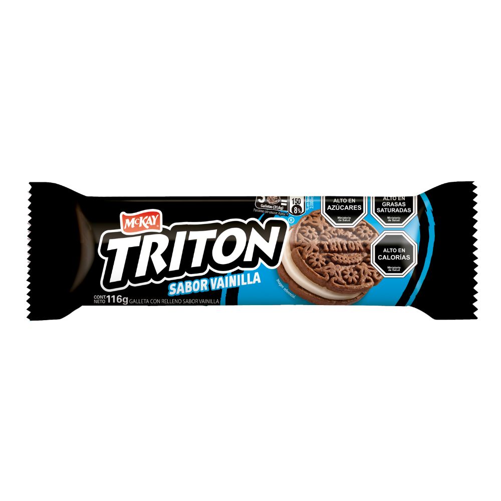 Galleta Tritón Vainilla 116 Gr