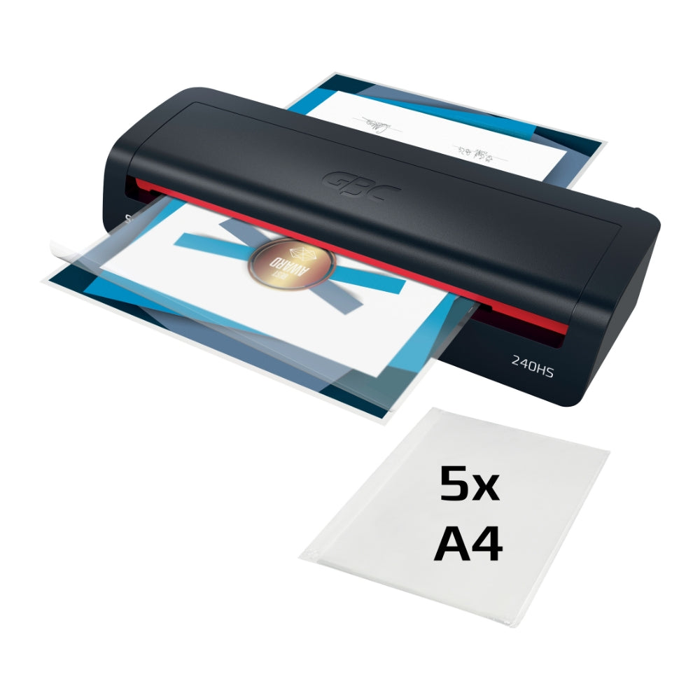 Plastificadora Carnet-Doble Carta Modelo 240 Hs 125 Micrones
