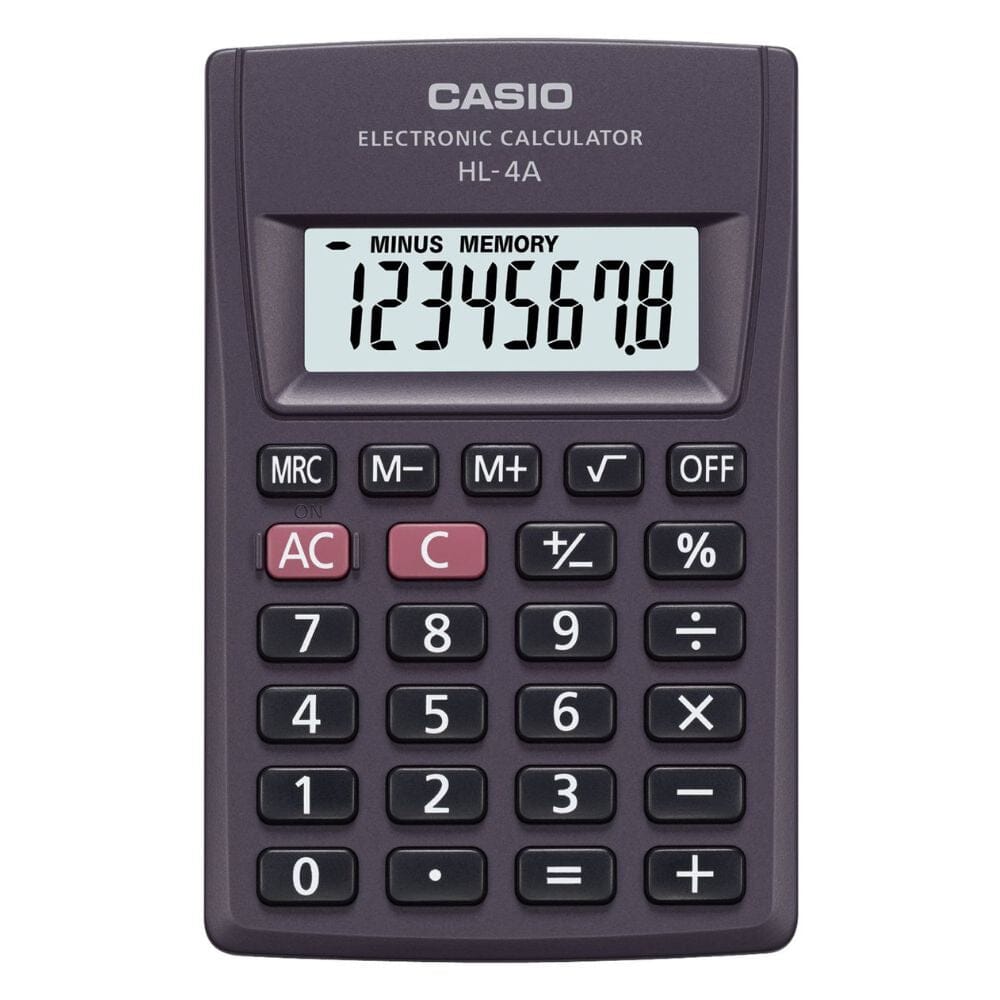 Calculadora Bolsillo 8 Dígitos Básica Hl4A