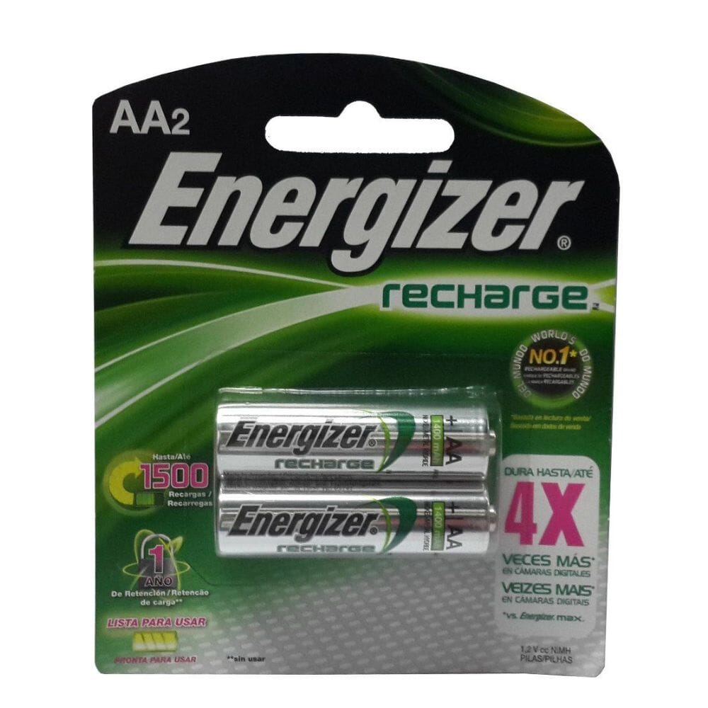 Pila Recargable AA 1400 Mah 2 Un