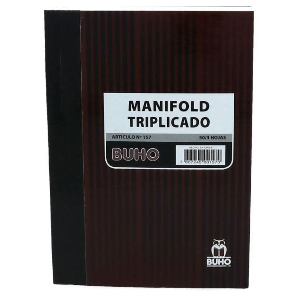 Formulario Administrativo Manifold Triplicado 157 Folia