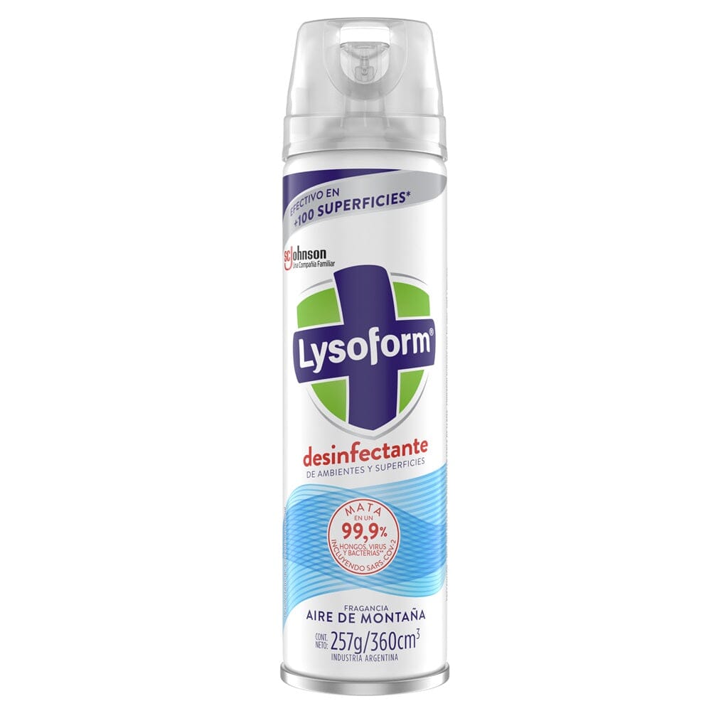 Desinfectante Ambiental Aerosol Aire Montaña 360 ml