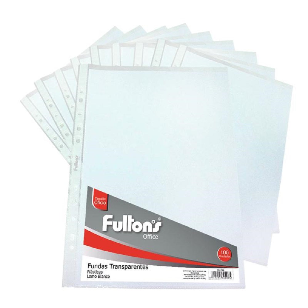 Funda Para Archivo Pp Oficio Blanco 1 Unidades