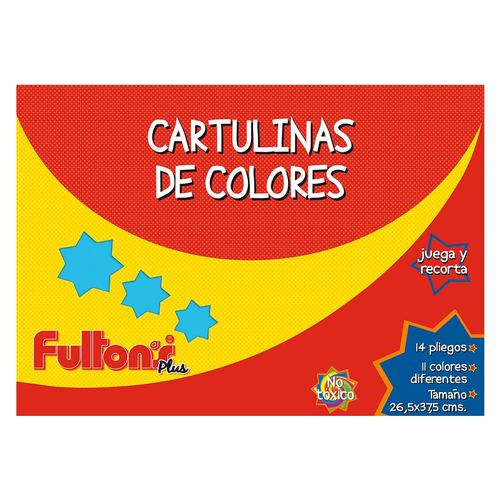 Carpeta Con Papel Cartulina 14 Hojas