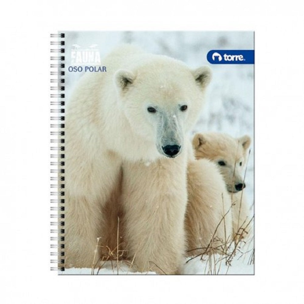 Cuaderno Universitario Matemática 7 Mm 100 Hojas Clásico Fauna