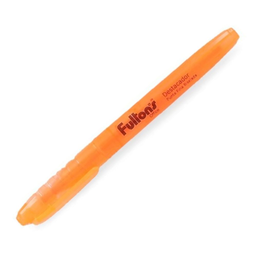 Destacador Bolsillo Punta Biselada Naranja