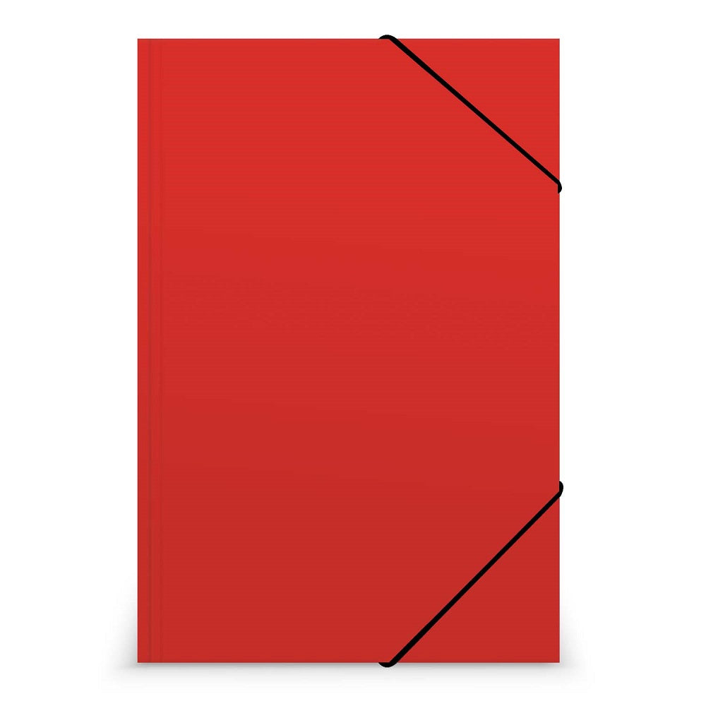 Carpeta Elástico Cartulina Rojo