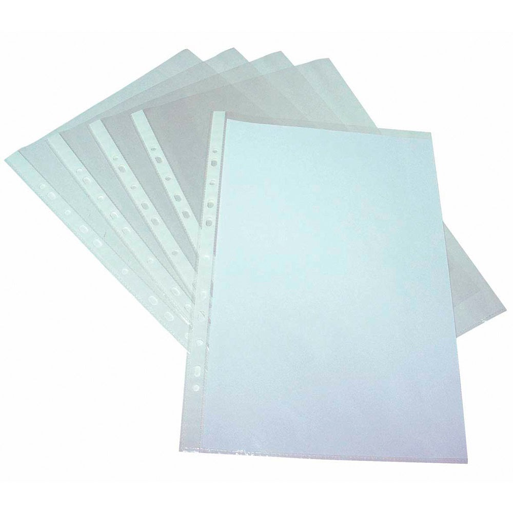 Funda Para Archivo Transparente Borde Blanco Carta 1 Unidades