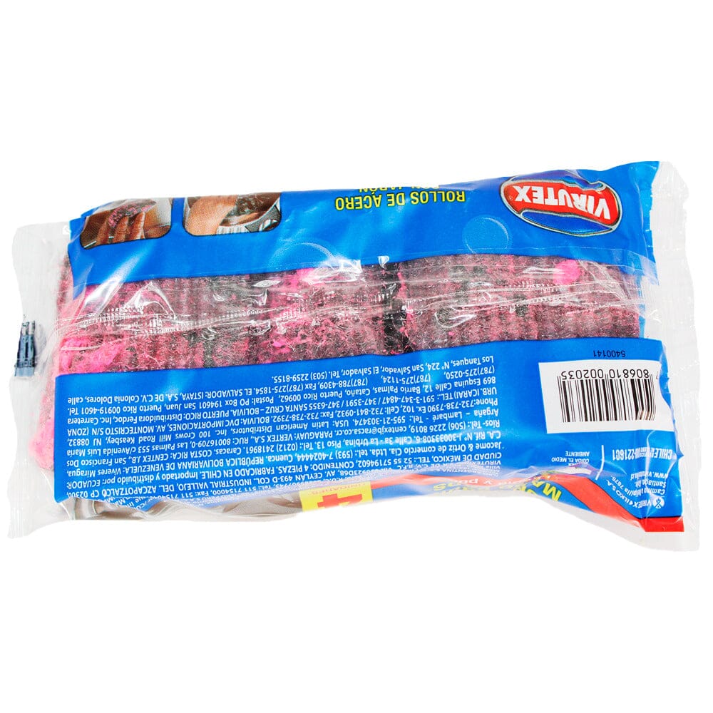 Virutilla Olla Mago Pads Con Jabón X 4 Antibacterial Estuche