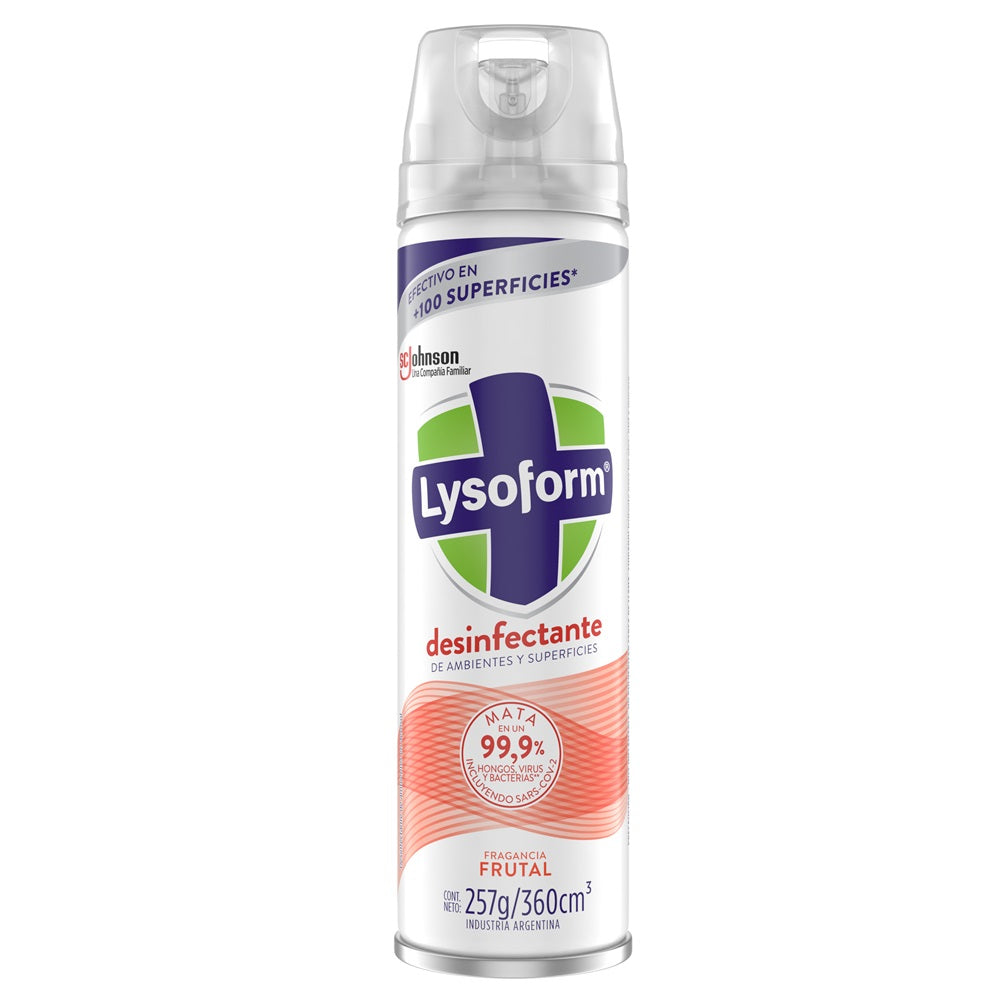 Desinfectante Ambiental Aerosol Frutal 360 ml