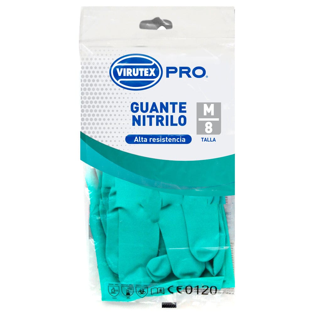 Guante Nitrilo Verde Talla M