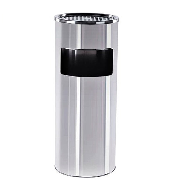 Basurero Cenicero Acero Inoxidable 30 Lt