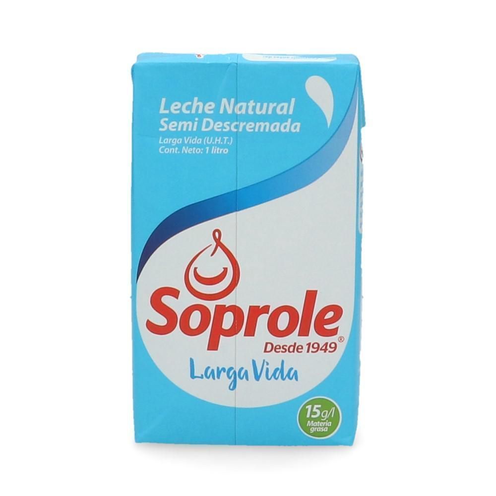 Caja Leche Semi Descremada 1 Lt