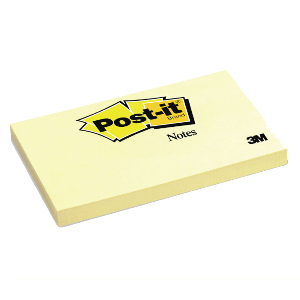Nota Adhesiva 655 Amarillo 7.6 X 12.7 Cm  Block 100 Hojas