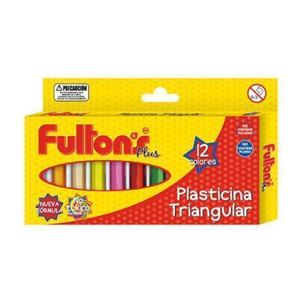 Plastilina 12 Colores Triangular