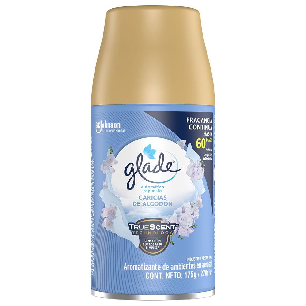 Desodorante Ambiental Automático Recarga Caricias De Algodón 175 gr