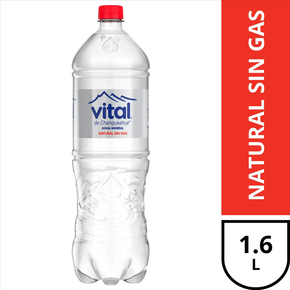 Agua Mineral Sin Gas Botella 1.6 Lts